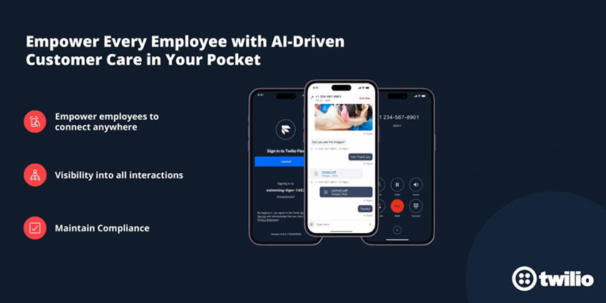 Twilio Announces a Mobile App for CCaaS, 