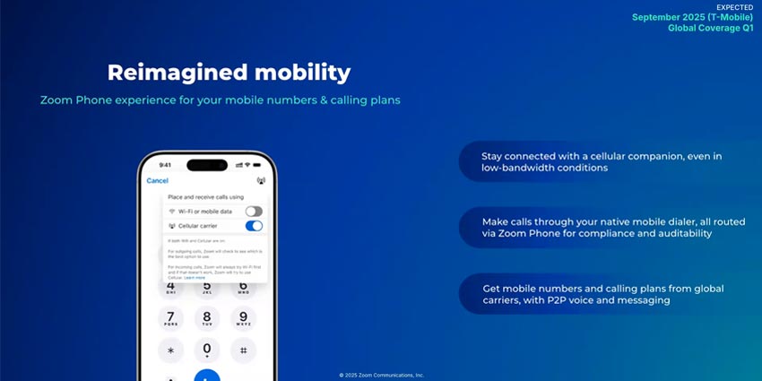 Zoom Phone Cellular Experience