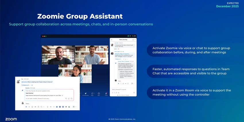 Zoomie Group Assistant